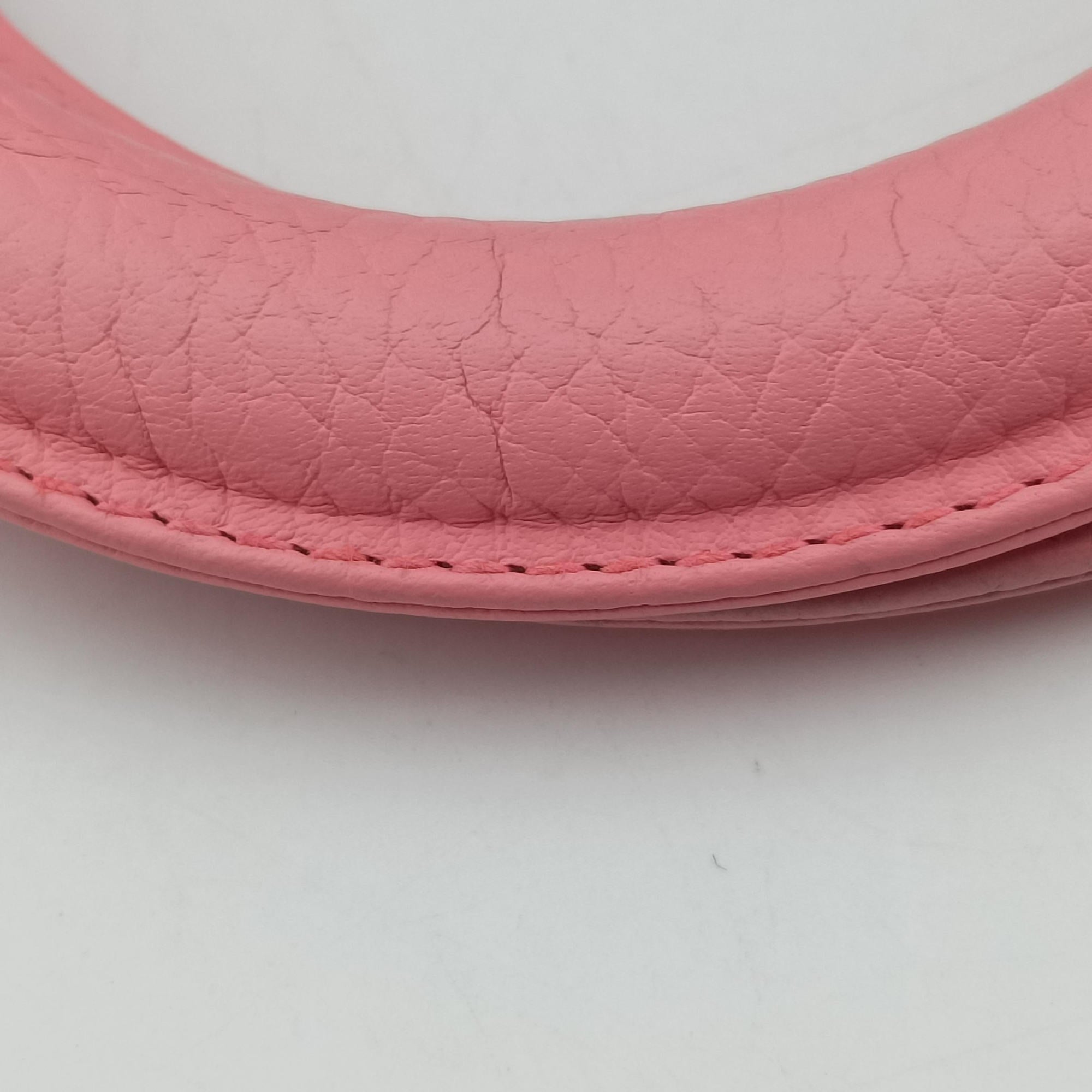 Pre-owned Christian Dior Diorissimo Pink Leather  shoulderbag | stylenewstar