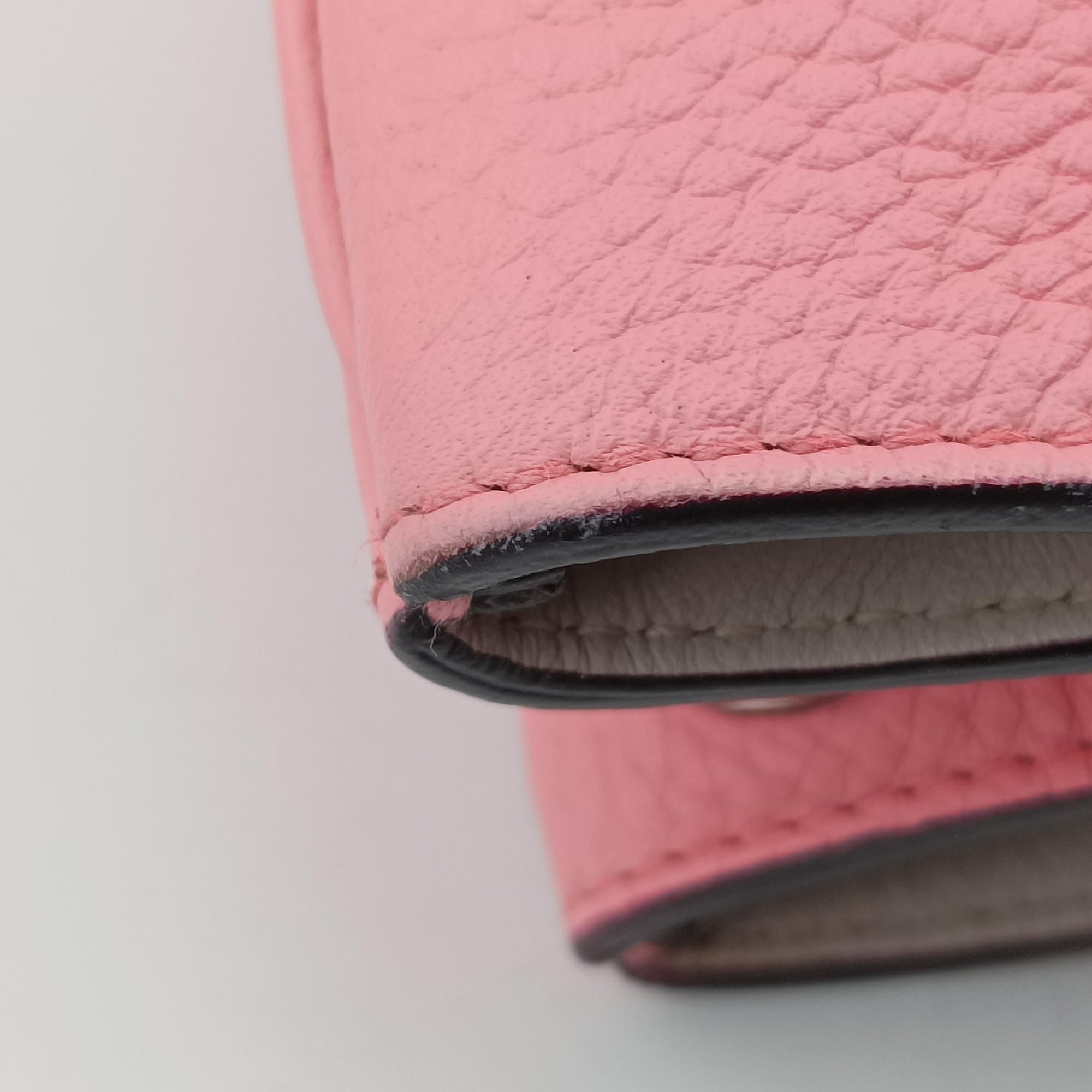 Pre-owned Christian Dior Diorissimo Pink Leather  shoulderbag | stylenewstar