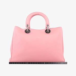 Pre-owned Christian Dior Diorissimo Pink Leather  shoulderbag | stylenewstar
