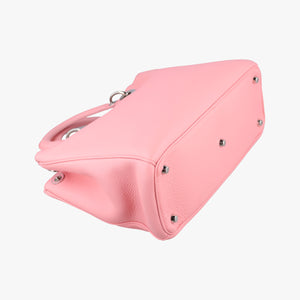 Pre-owned Christian Dior Diorissimo Pink Leather  shoulderbag | stylenewstar