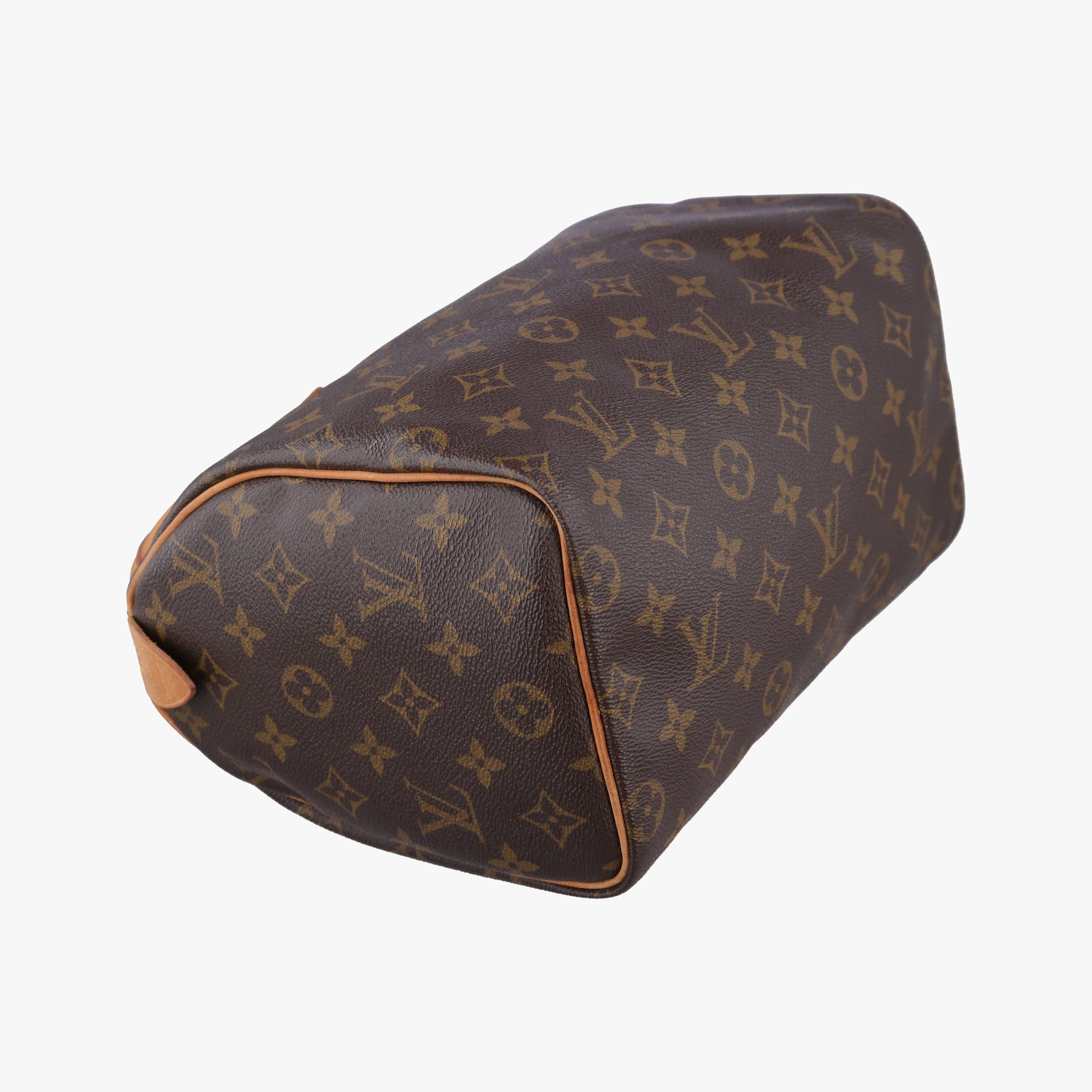 Pre-owned Louis Vuitton Speedy 25 BROWN Monogram Canvas M41528 handbag | stylenewstar