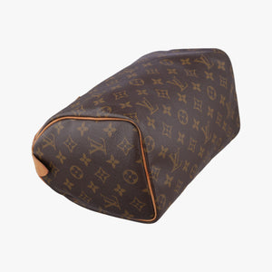 Pre-owned Louis Vuitton Speedy 25 BROWN Monogram Canvas M41528 handbag | stylenewstar