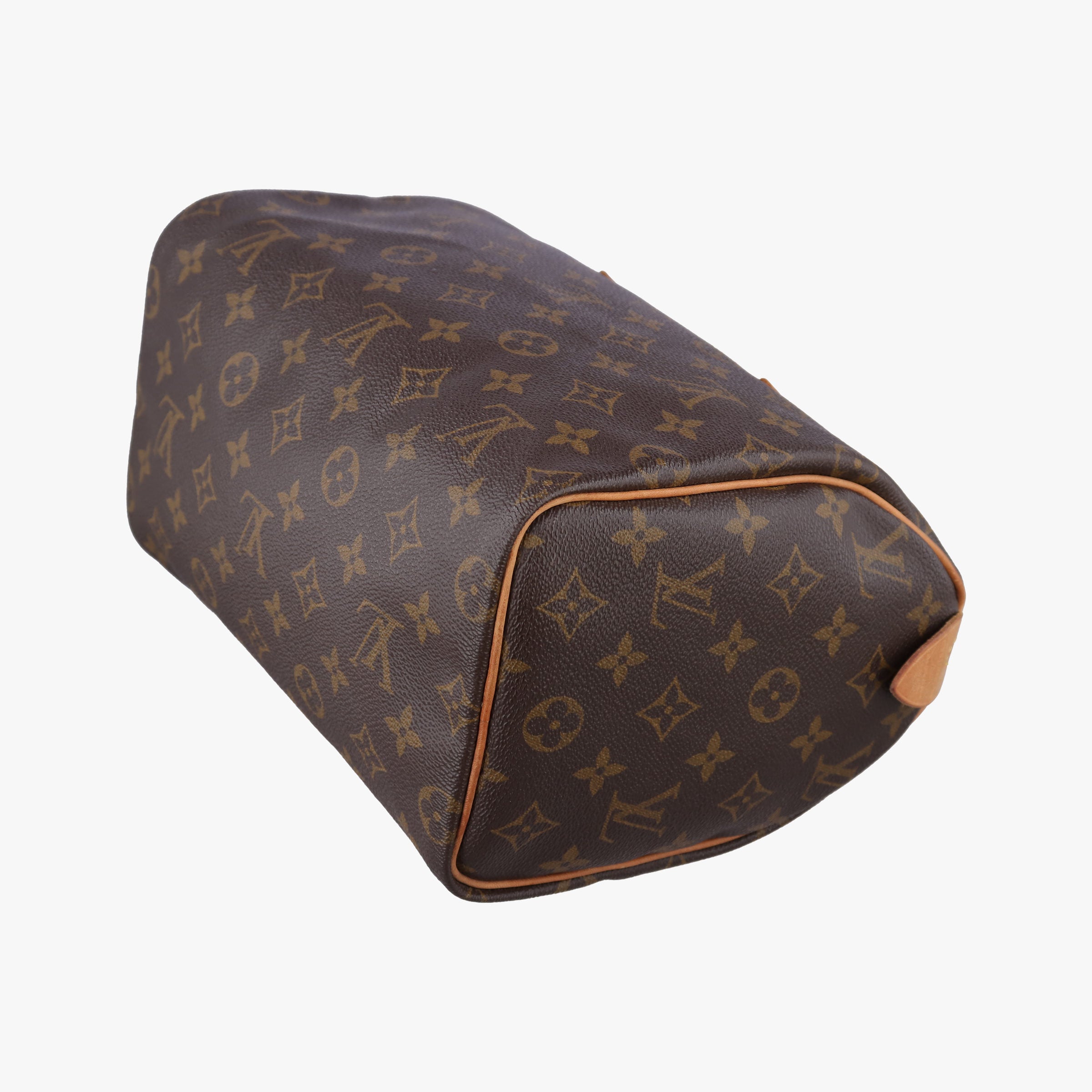 Pre-owned Louis Vuitton Speedy 25 BROWN Monogram Canvas M41528 handbag | stylenewstar