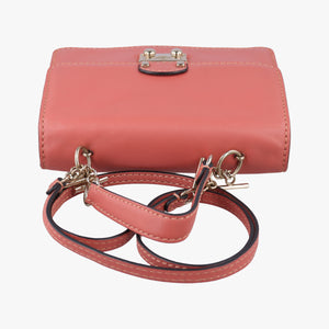 Pre-owned Valentino Cabana Orange leather  shoulderbag | stylenewstar