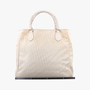Secondhand Christian Dior Lovely Beige Diorissimo Canvas × Leather  handbag | stylenewstar