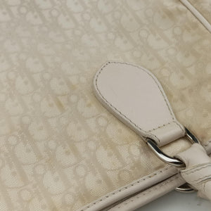 Secondhand Christian Dior Lovely Beige Diorissimo Canvas × Leather  handbag | stylenewstar