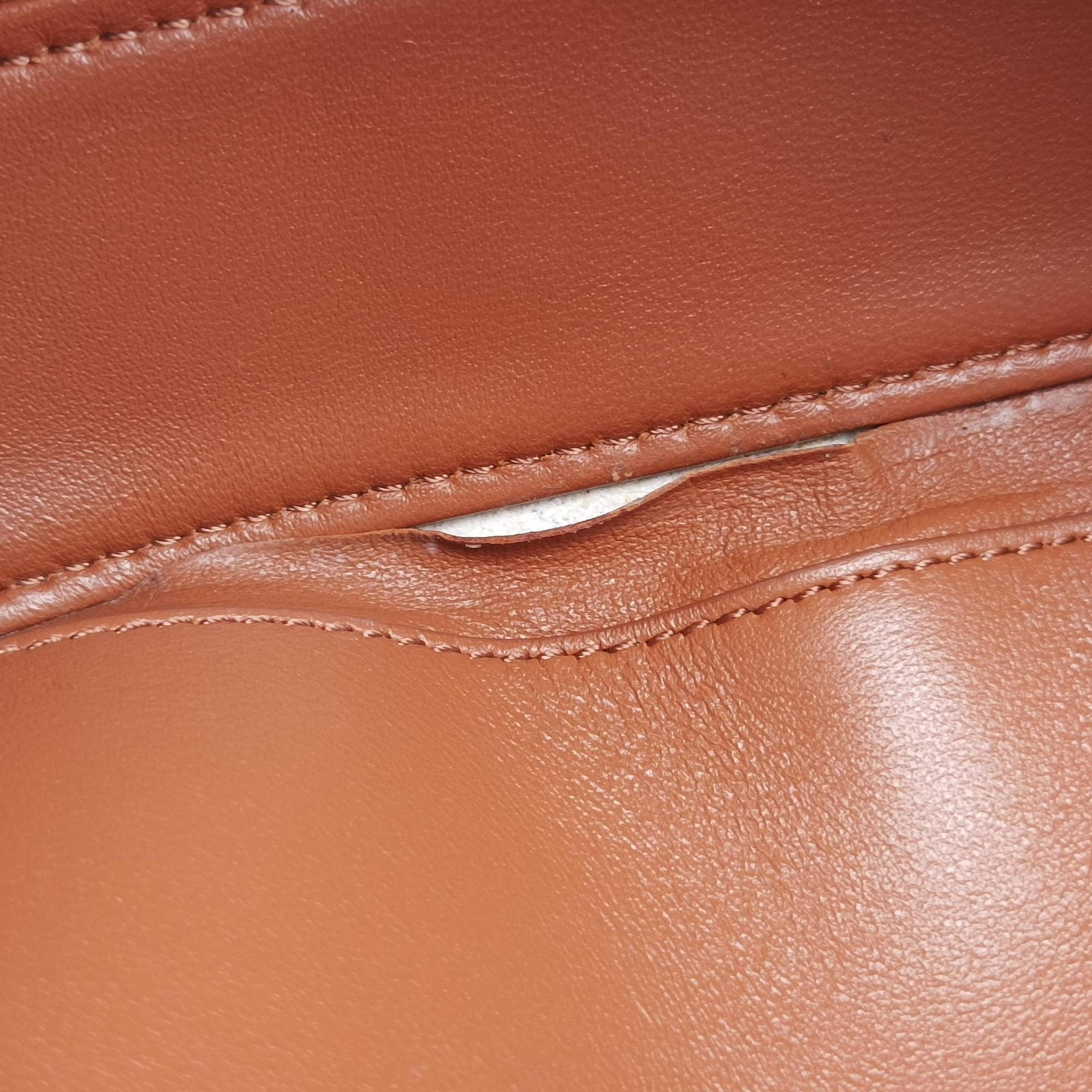 Pre-owned Celine Claude TRIOMPHE Brown PVC coated canvas  shoulderbag | stylenewstar