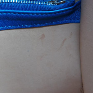 Secondhand Delvaux Tan pete Blue Leather  shoulderbag | stylenewstar