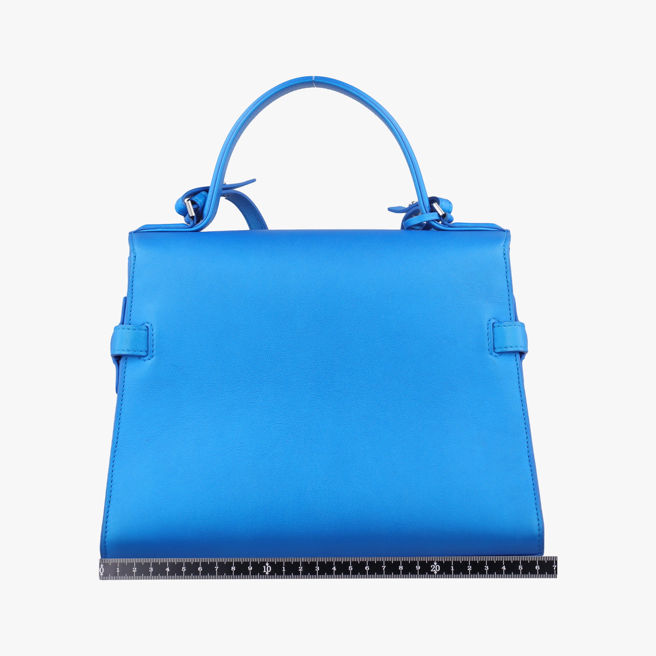 Secondhand Delvaux Tan pete Blue Leather  shoulderbag | stylenewstar
