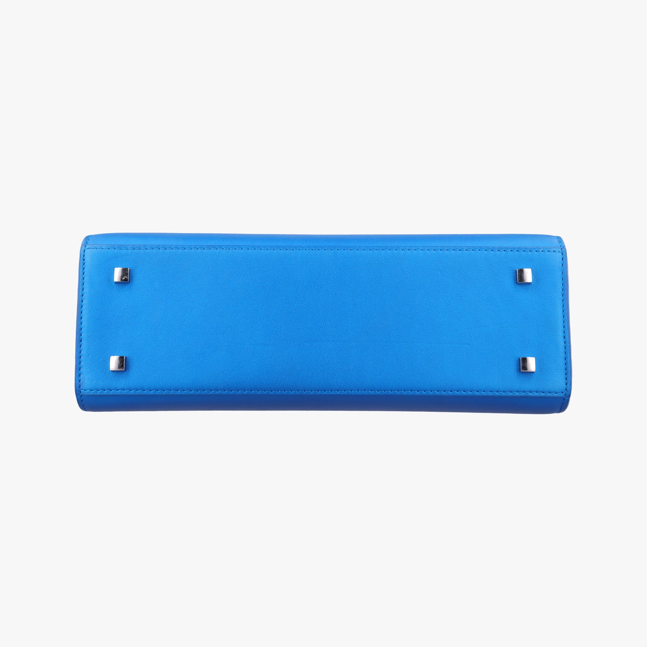 Secondhand Delvaux Tan pete Blue Leather  shoulderbag | stylenewstar