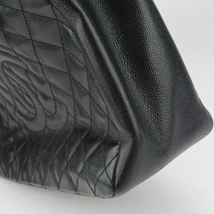 Pre-owned Chanel Matelasse Cocomark GST Black caviar skin A50995 shoulderbag | stylenewstar
