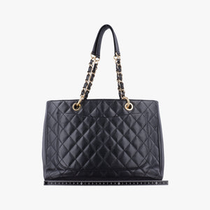 Pre-owned Chanel Matelasse Cocomark GST Black caviar skin A50995 shoulderbag | stylenewstar