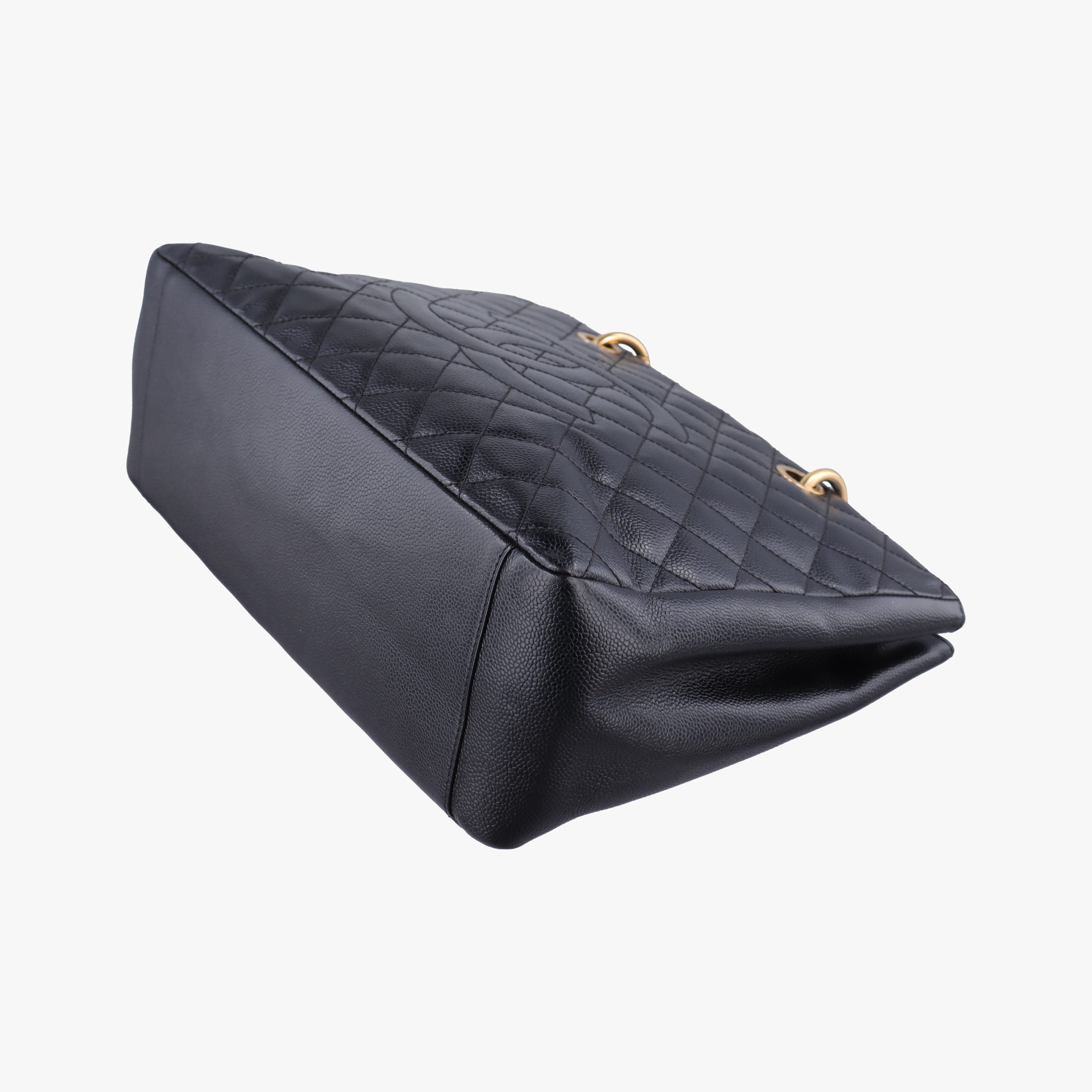 Pre-owned Chanel Matelasse Cocomark GST Black caviar skin A50995 shoulderbag | stylenewstar