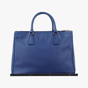 Pre-owned Prada Galleria Blue SAFFIANO Leather BN2274 shoulderbag | stylenewstar
