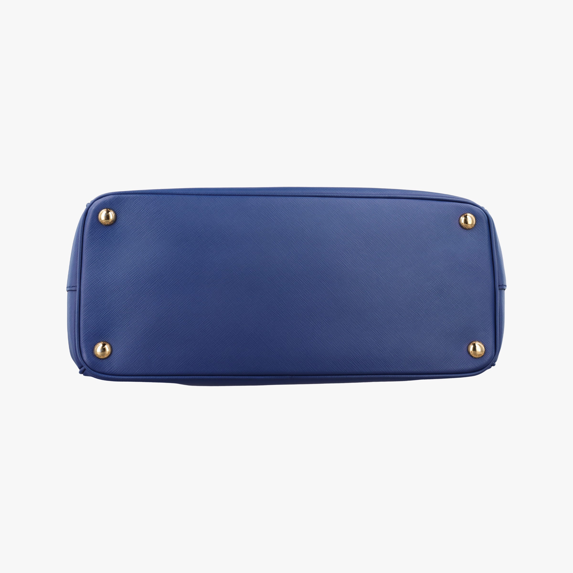 Pre-owned Prada Galleria Blue SAFFIANO Leather BN2274 shoulderbag | stylenewstar
