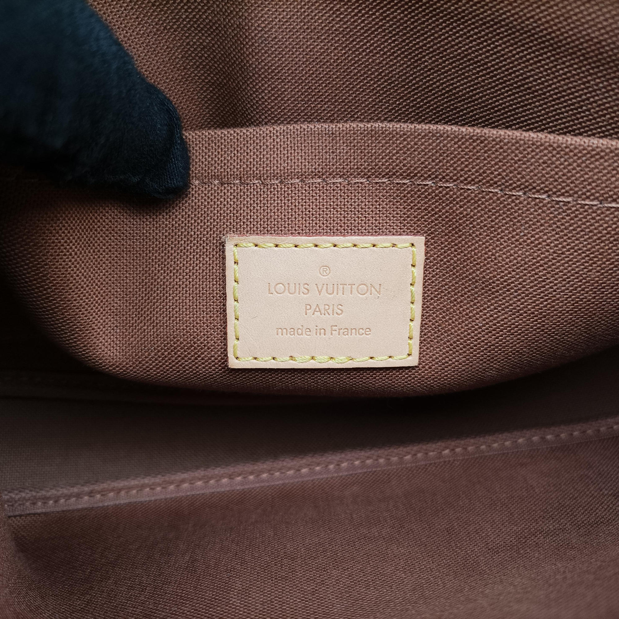 Secondhand Louis Vuitton MULTI POCHETTE ACCESSOIRES MARRON×ROSE CLAIRE Monogram Canvas M44840 shoulderbag | stylenewstar