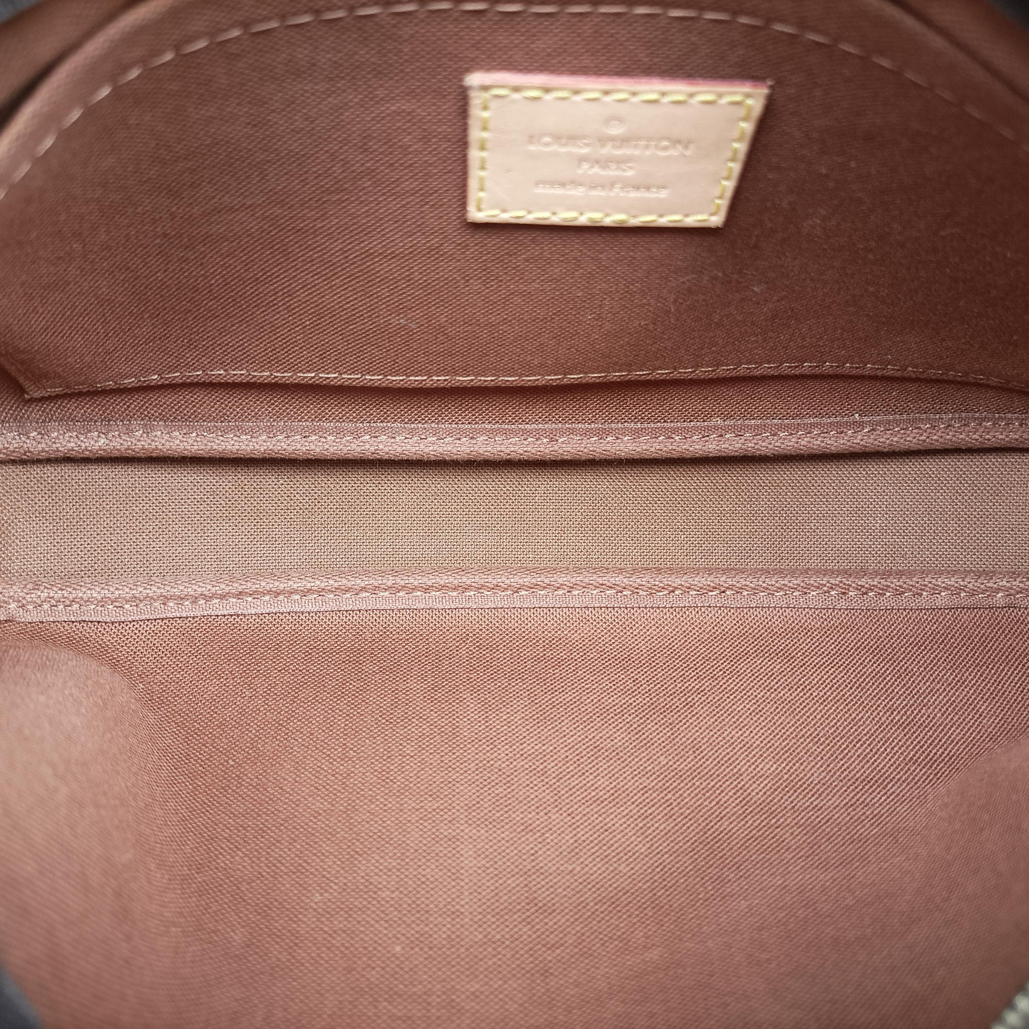 Secondhand Louis Vuitton MULTI POCHETTE ACCESSOIRES MARRON×ROSE CLAIRE Monogram Canvas M44840 shoulderbag | stylenewstar