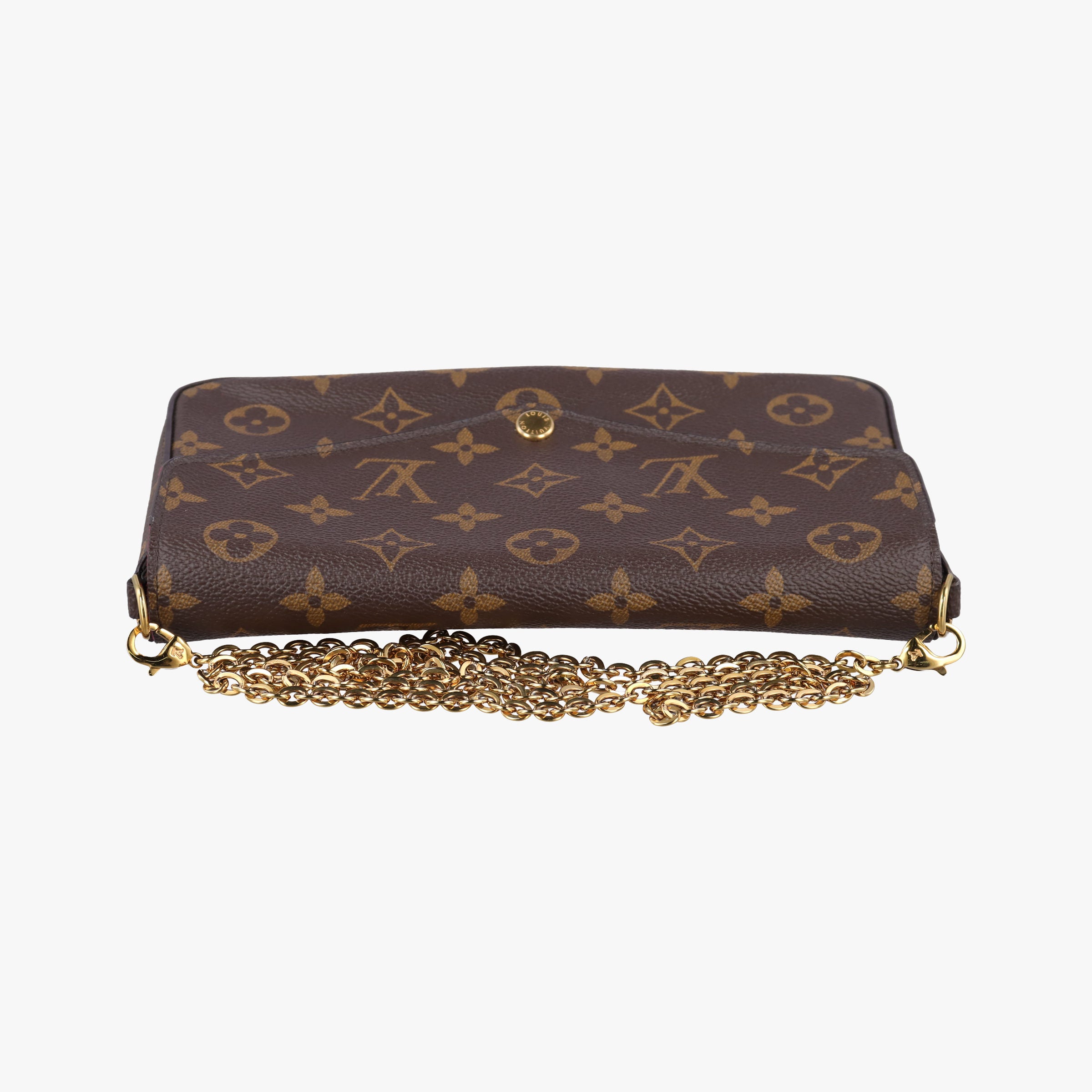 Vintage Louis Vuitton Pochette Felicie Brown Monogram Canvas M61276 shoulderbag | stylenewstar