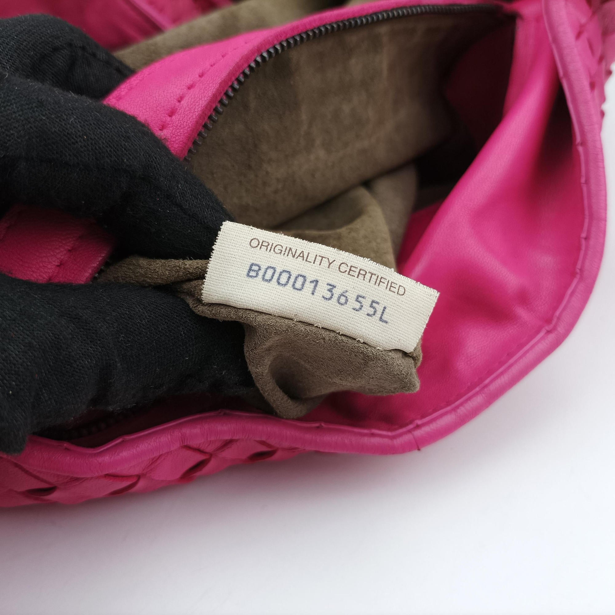 Pre-owned Bottega Veneta Parachute Intrecciato Rose lambskin  handbag | stylenewstar