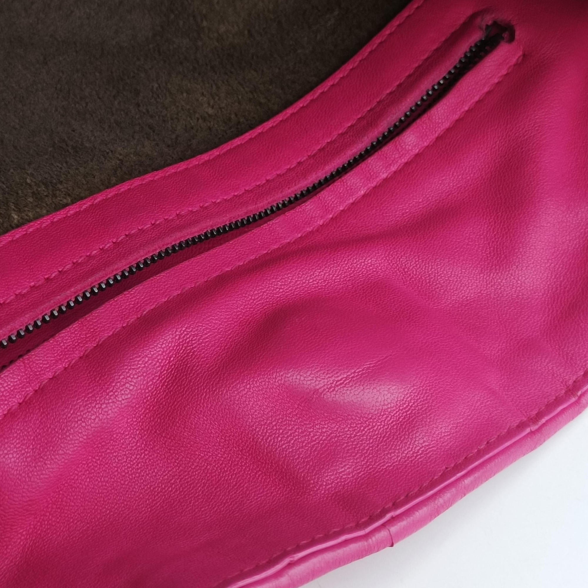Pre-owned Bottega Veneta Parachute Intrecciato Rose lambskin  handbag | stylenewstar