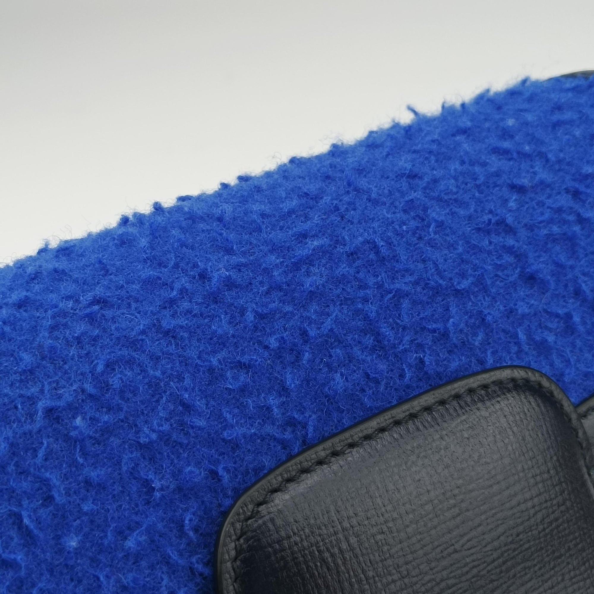 Pre-owned Gucci Horsebit 1955 Blue× Navy Tweed×Leather 658574 shoulderbag | stylenewstar