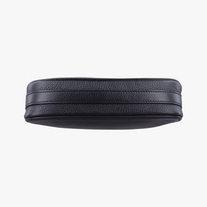 Secondhand Christian Dior D Pendant Black Leather  shoulderbag | stylenewstar