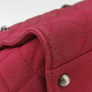 Pre-owned Chanel Coco Mark Pink Leather A66122 handbag | stylenewstar