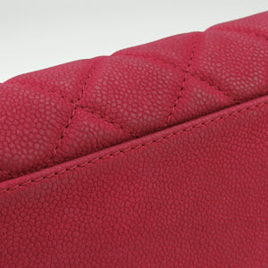 Pre-owned Chanel Coco Mark Pink Leather A66122 handbag | stylenewstar