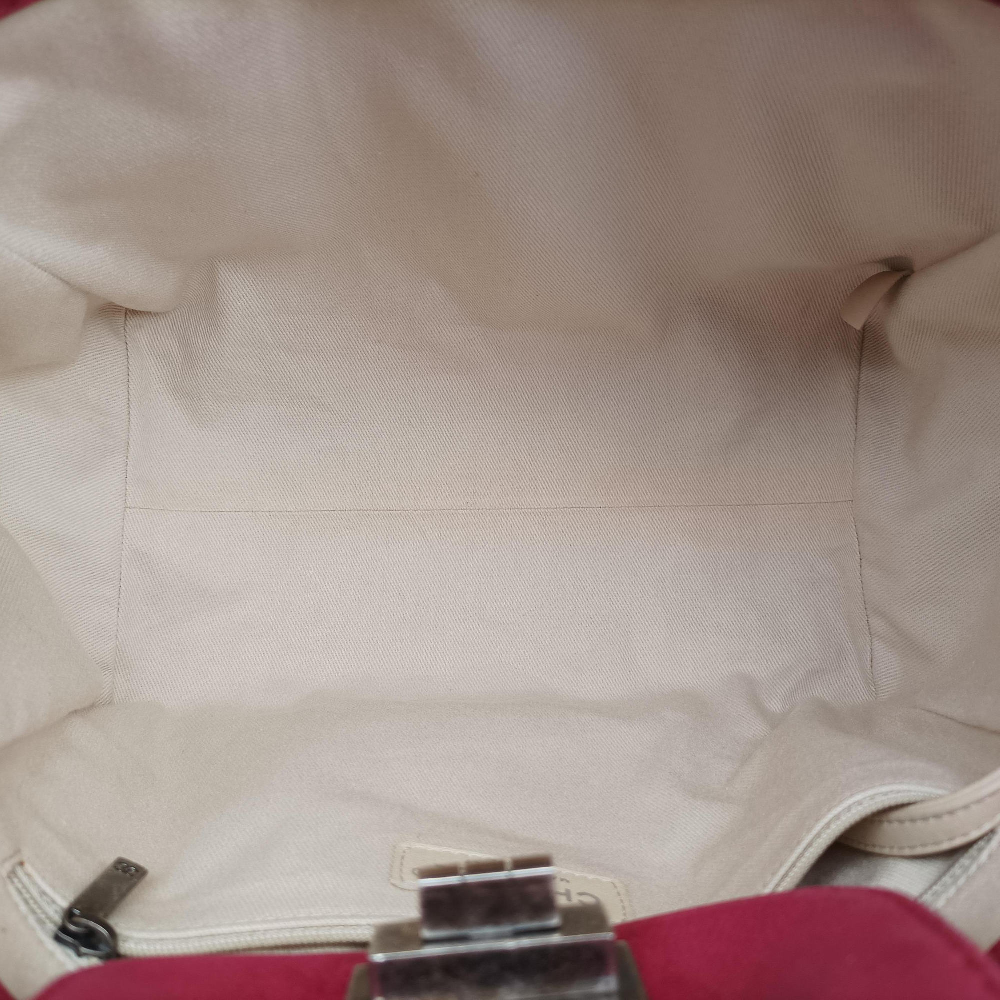 Pre-owned Chanel Coco Mark Pink Leather A66122 handbag | stylenewstar