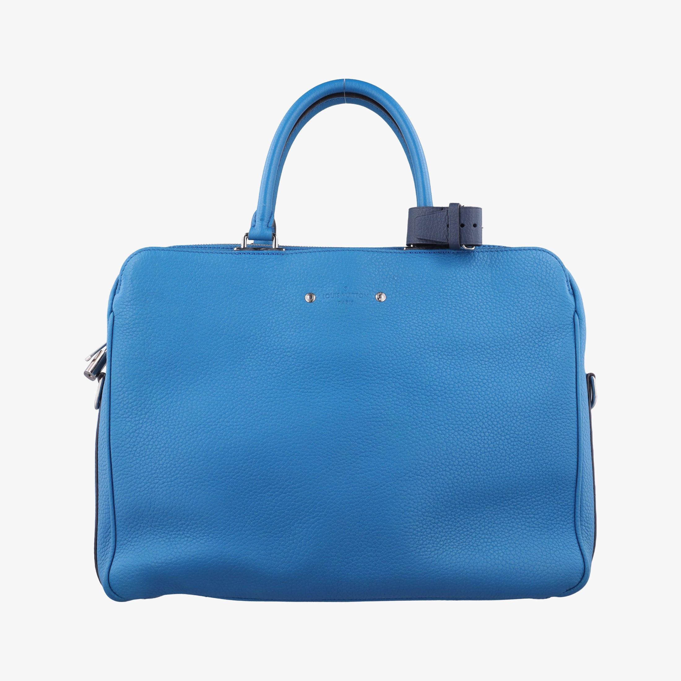 Vintage Louis Vuitton Armand Briefcase MM Blue Taurillon leather M52822 handbag | stylenewstar