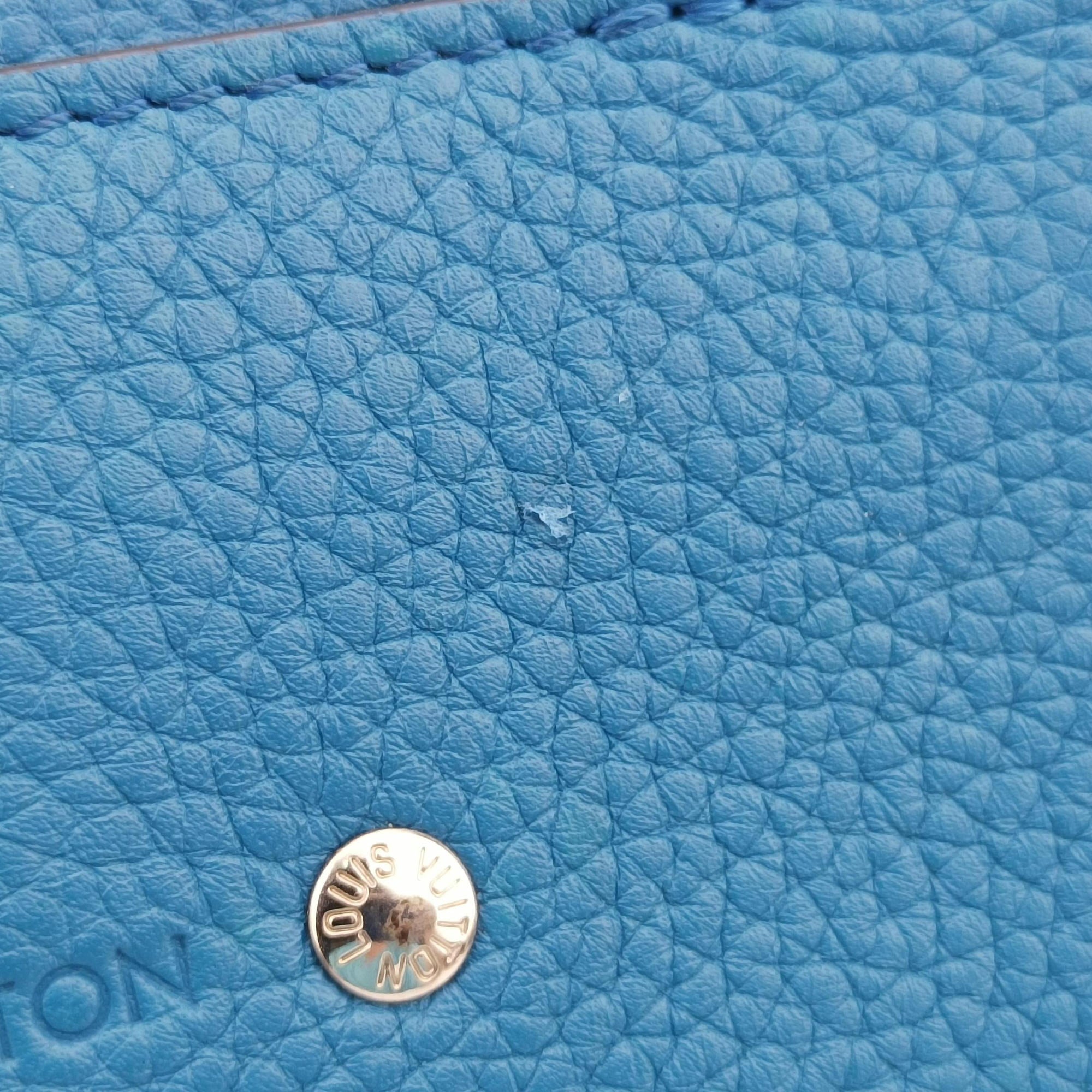 Vintage Louis Vuitton Armand Briefcase MM Blue Taurillon leather M52822 handbag | stylenewstar