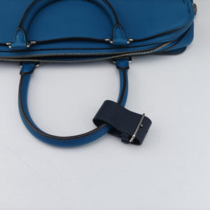 Vintage Louis Vuitton Armand Briefcase MM Blue Taurillon leather M52822 handbag | stylenewstar