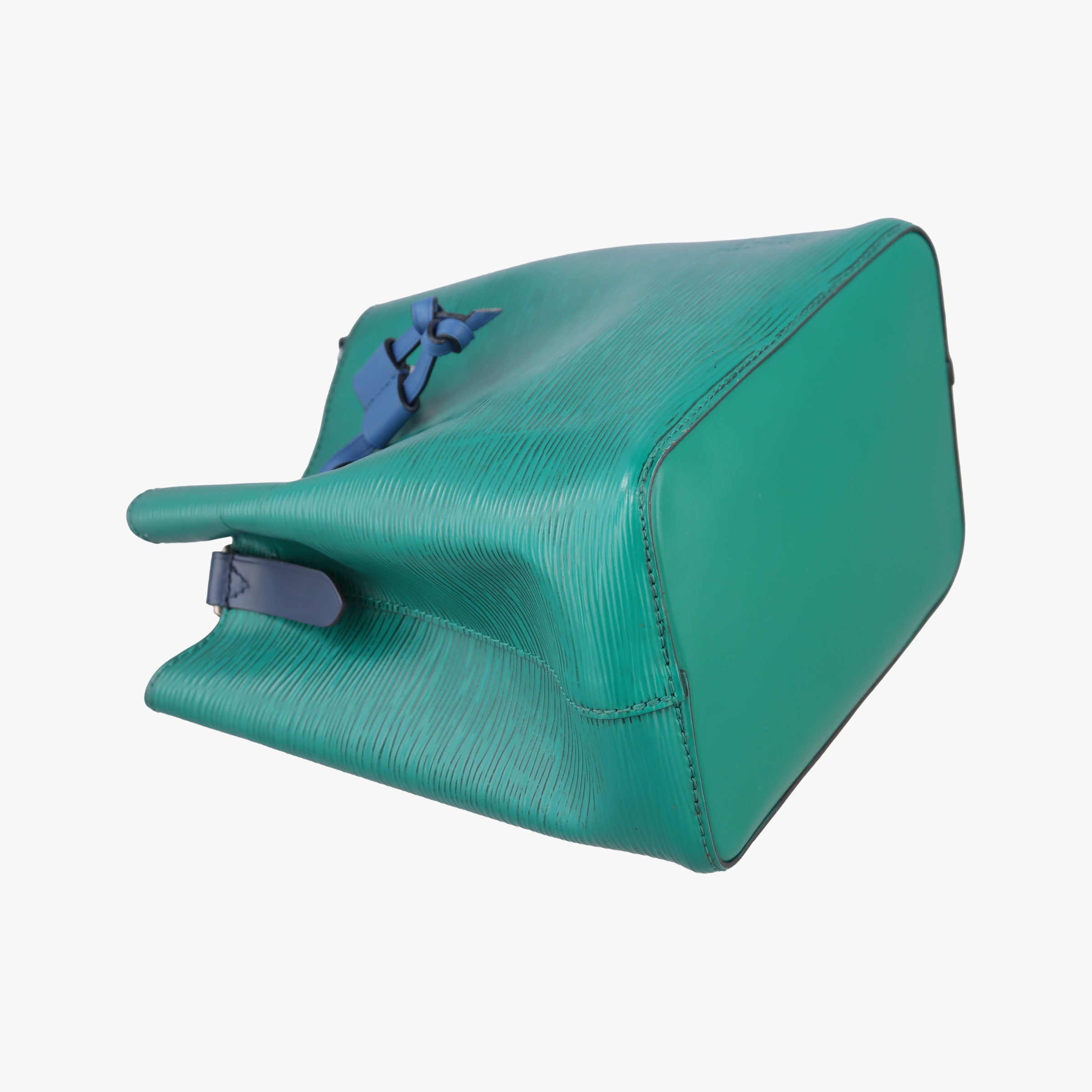 Pre-owned Louis Vuitton NeoNoe BB Emerald Green × Navy Blue Epi M55582 shoulderbag | stylenewstar