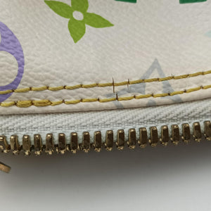 Pre-owned Louis Vuitton RITA white Monogram Multicolor M40125 handbag | stylenewstar