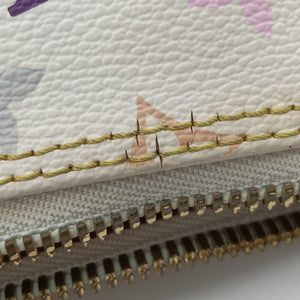 Pre-owned Louis Vuitton RITA white Monogram Multicolor M40125 handbag | stylenewstar