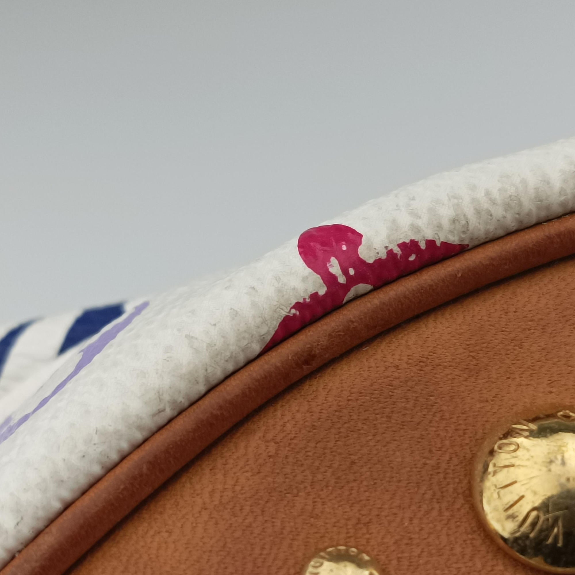 Pre-owned Louis Vuitton RITA white Monogram Multicolor M40125 handbag | stylenewstar