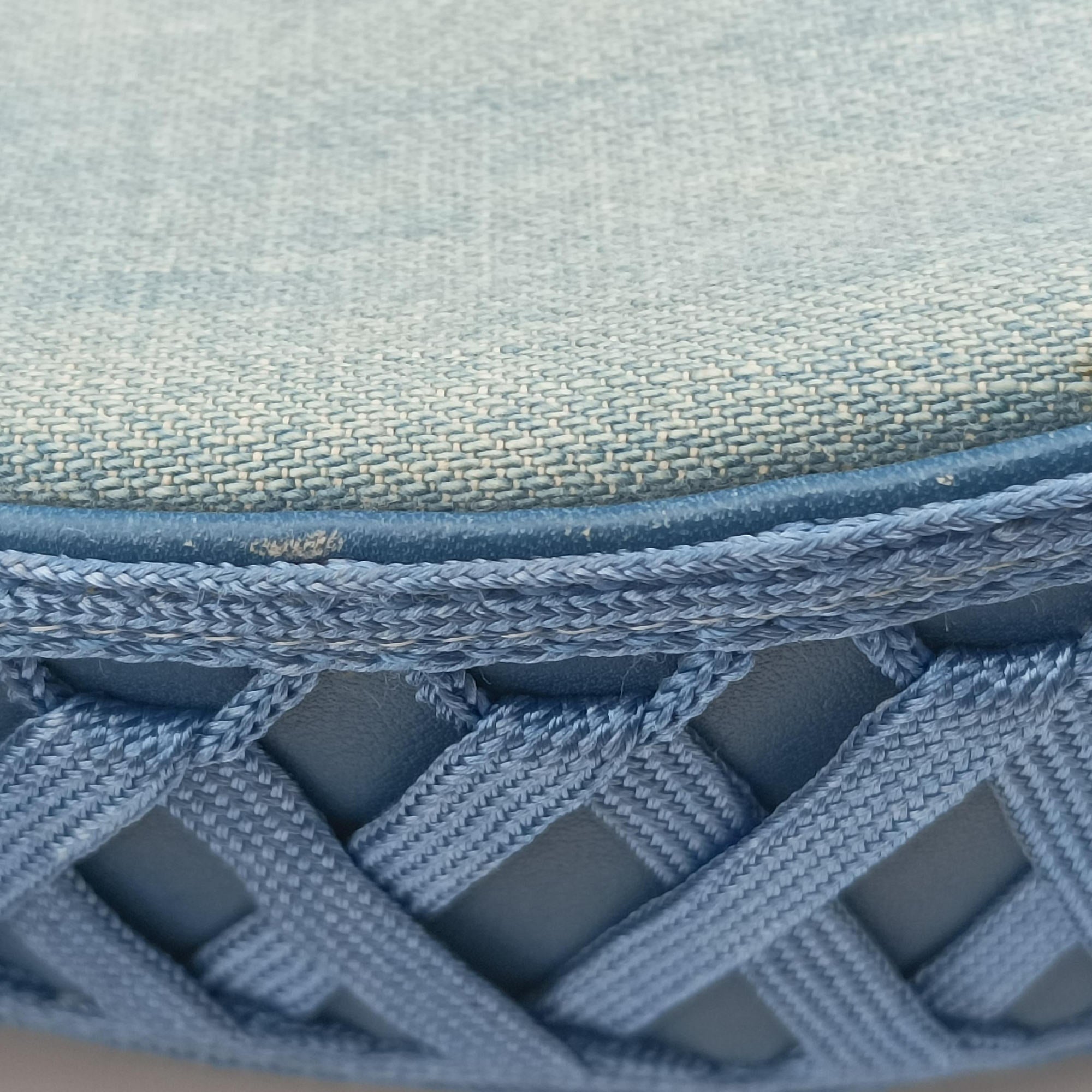 Pre-owned Christian Dior Admit It Blue denim  shoulderbag | stylenewstar