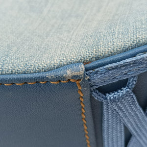Pre-owned Christian Dior Admit It Blue denim  shoulderbag | stylenewstar