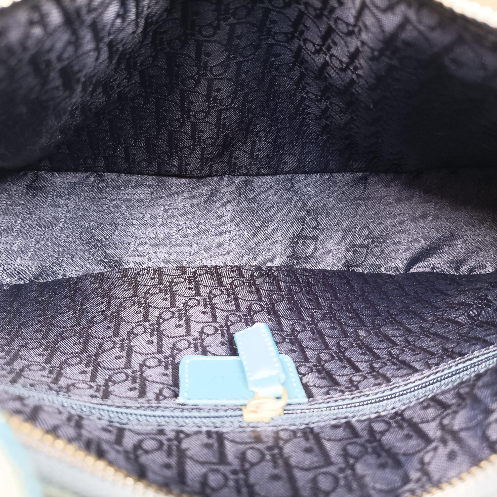 Pre-owned Christian Dior Admit It Blue denim  shoulderbag | stylenewstar
