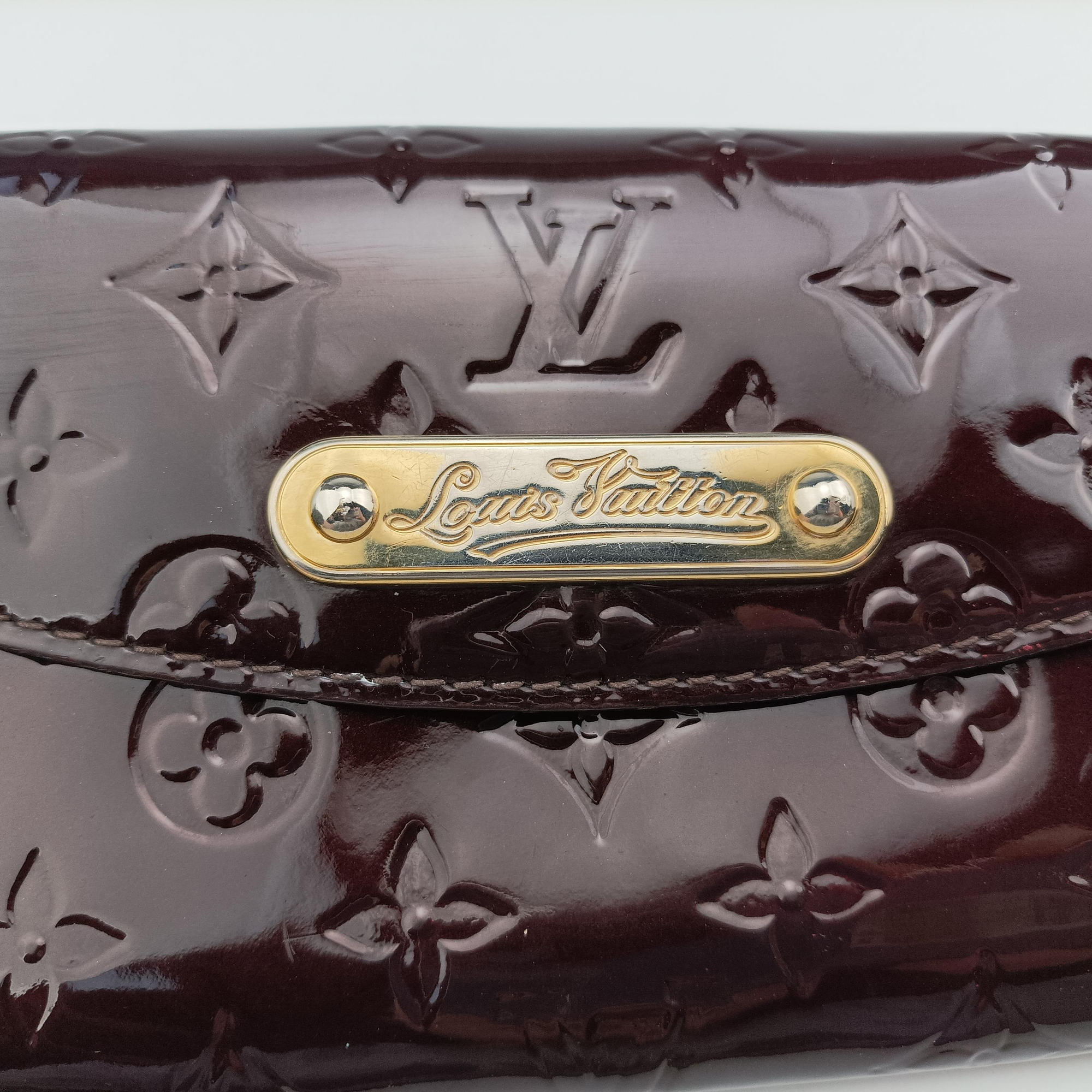 Pre-owned Louis Vuitton Sunset Boulevard Amarante Vernis M93542 shoulderbag | stylenewstar