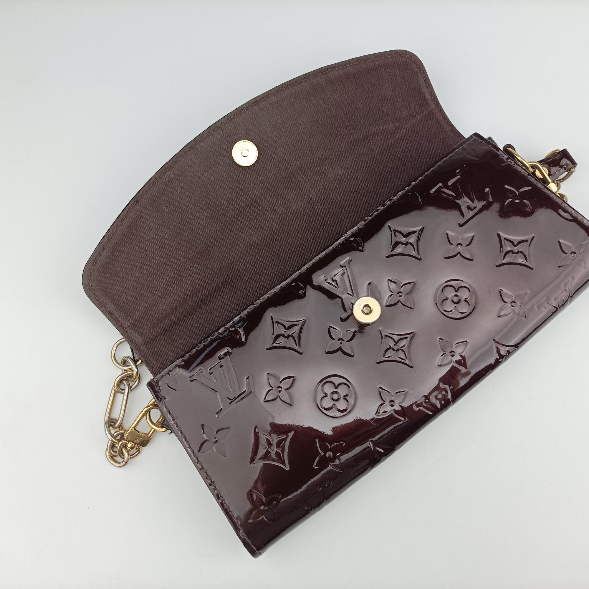 Pre-owned Louis Vuitton Sunset Boulevard Amarante Vernis M93542 shoulderbag | stylenewstar