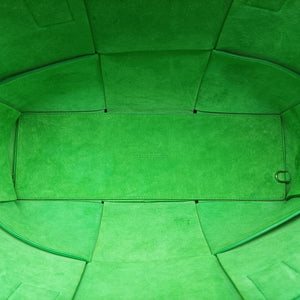 Vintage Bottega Veneta THE ARCO Tote White×Green lambskin  handbag | stylenewstar
