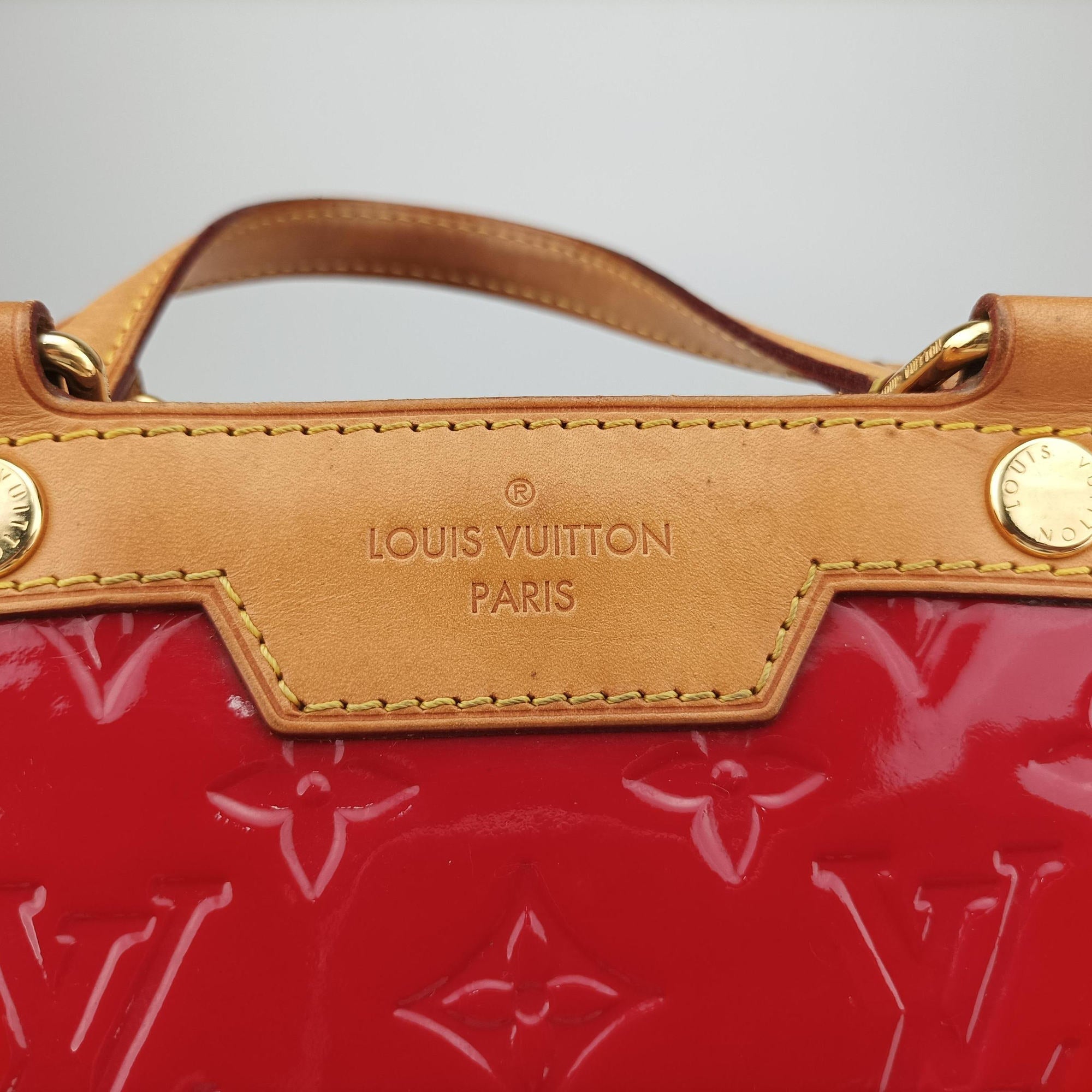 Pre-owned Louis Vuitton Brea MM ROSE INDIEN Vernis M91798 shoulderbag | stylenewstar