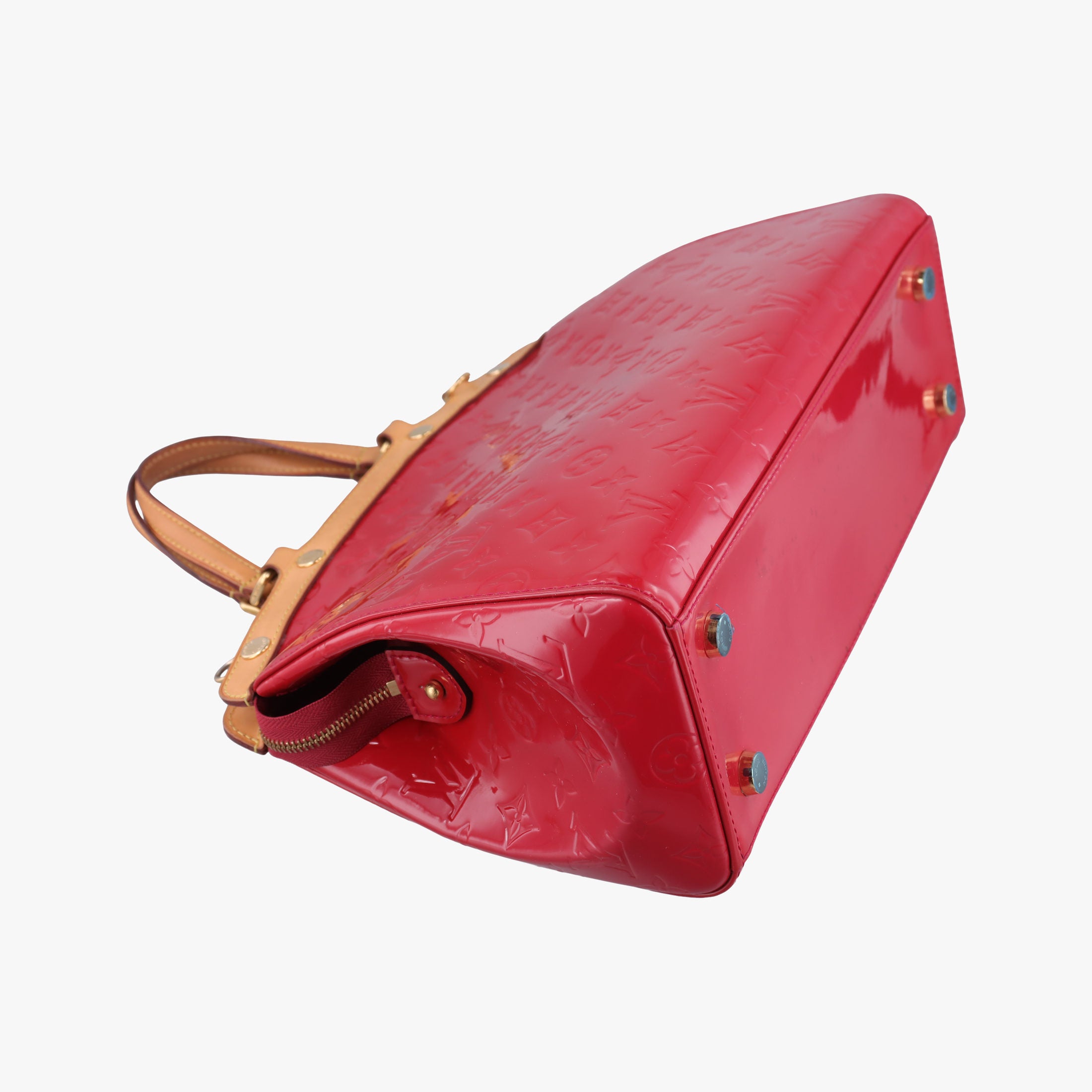 Pre-owned Louis Vuitton Brea MM ROSE INDIEN Vernis M91798 shoulderbag | stylenewstar