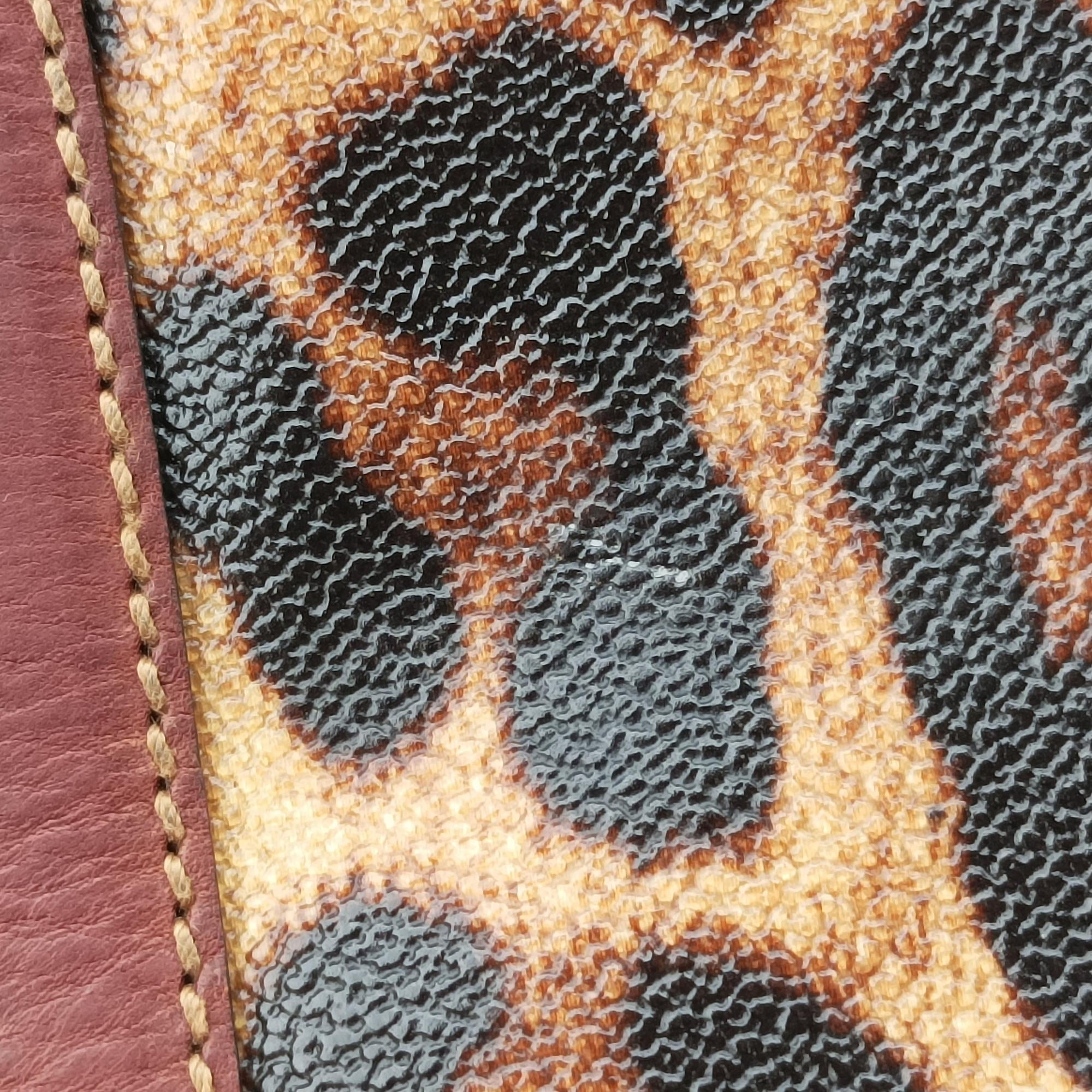 Pre-owned Dolce & Gabbana Crespo Leopard Animalier Multicolour PVC coated canvas  handbag | stylenewstar
