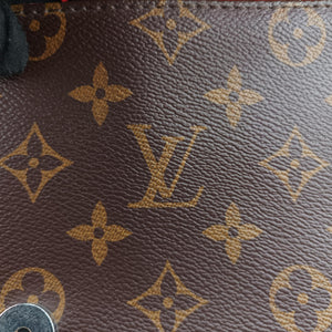 Vintage Louis Vuitton SAINT MICHEL brown×COQUELICOT Monogram Canvas×Epi Leather M44031 shoulderbag | stylenewstar