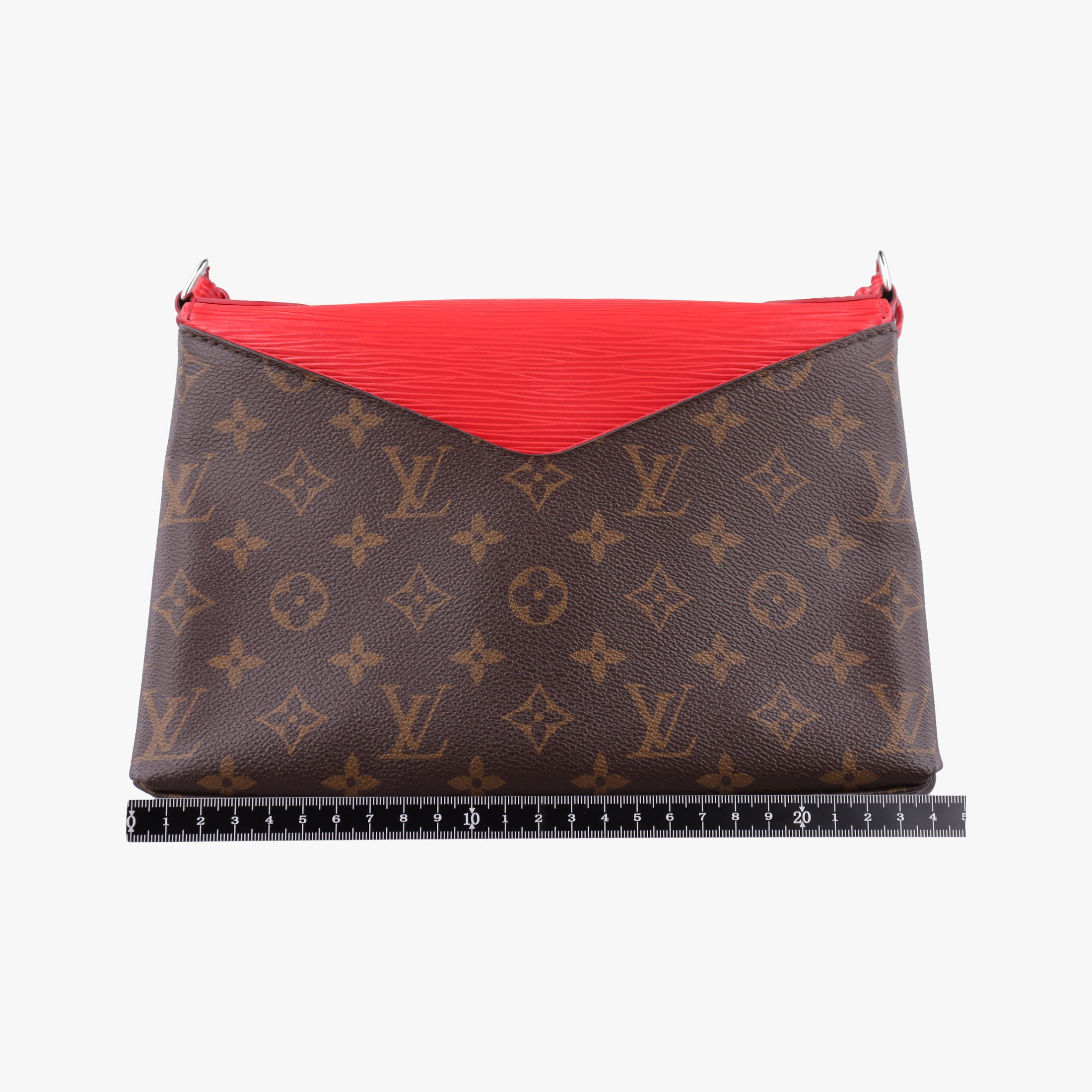 Vintage Louis Vuitton SAINT MICHEL brown×COQUELICOT Monogram Canvas×Epi Leather M44031 shoulderbag | stylenewstar