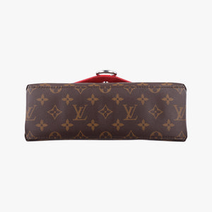 Vintage Louis Vuitton SAINT MICHEL brown×COQUELICOT Monogram Canvas×Epi Leather M44031 shoulderbag | stylenewstar