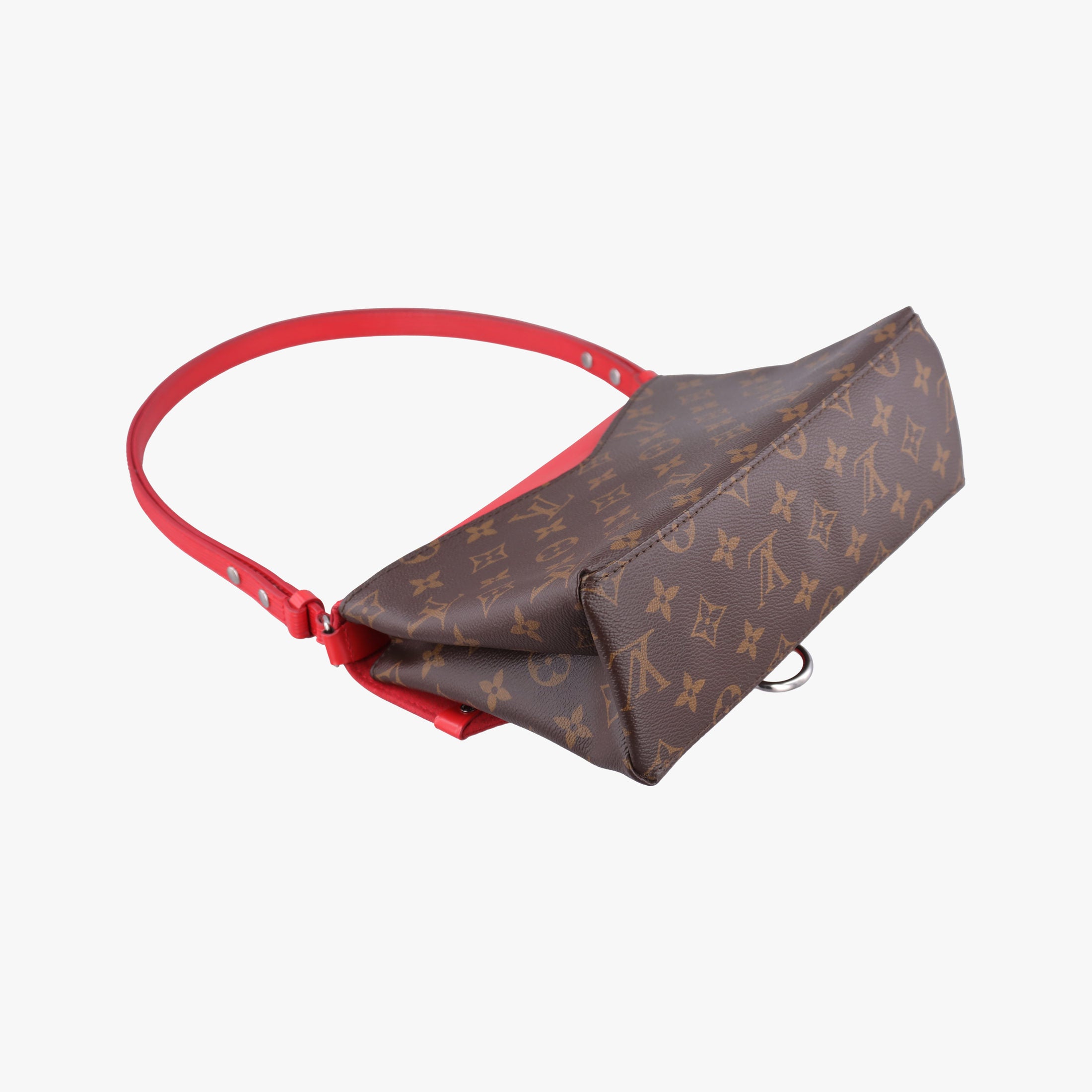 Vintage Louis Vuitton SAINT MICHEL brown×COQUELICOT Monogram Canvas×Epi Leather M44031 shoulderbag | stylenewstar