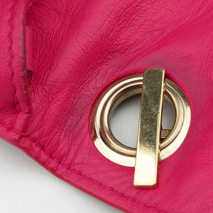 Pre-owned VERSACE quilted chain Rose leather  shoulderbag | stylenewstar